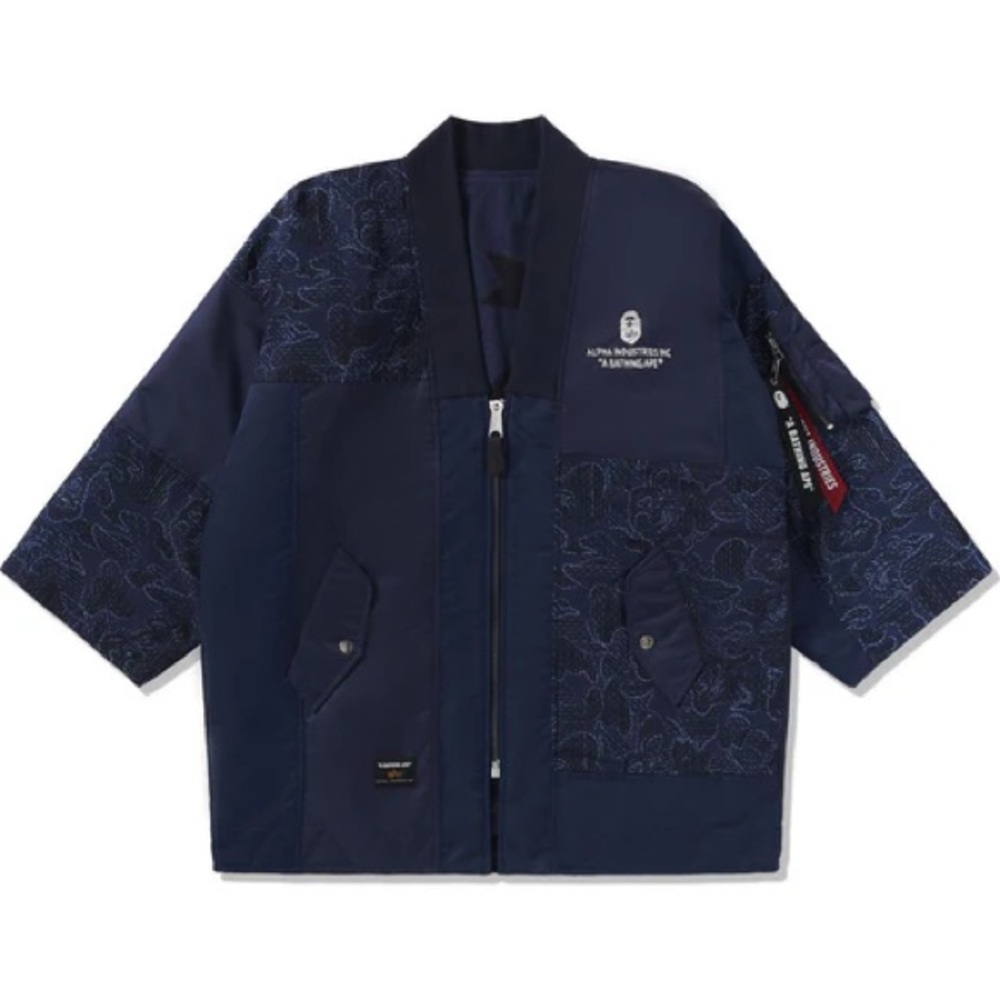 Alpha x Bape SS23 Reversible Kimono Jacket size L